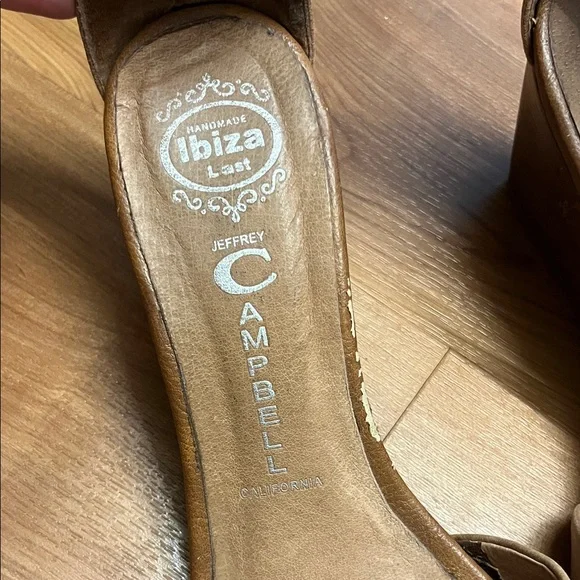 Jeffrey Campbell Brown Heeled Sandals - Picture 2 of 7